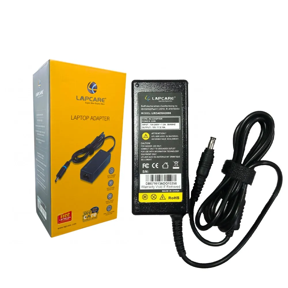 Lapcare Laptop Adapter Compatible For Samsung 60w | 19v/3.16a | 5.5mm x 3.0mm view 5